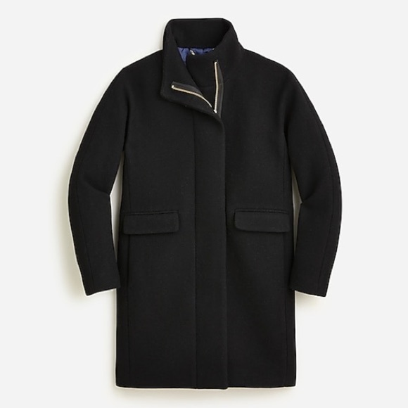 J Crew New cocoon coat in Italian stadium-clothItem BM952